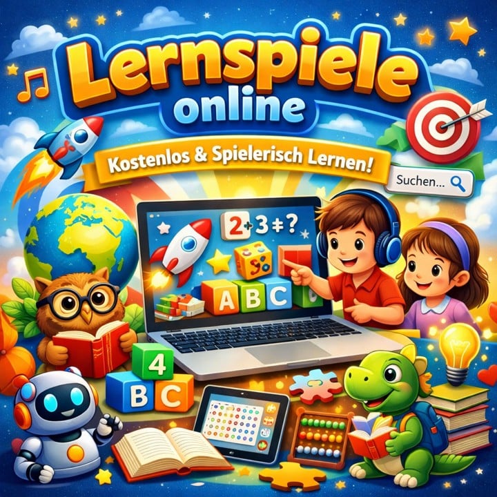 Lernspiele online finden, lernen und spielen kostenlos im Internet