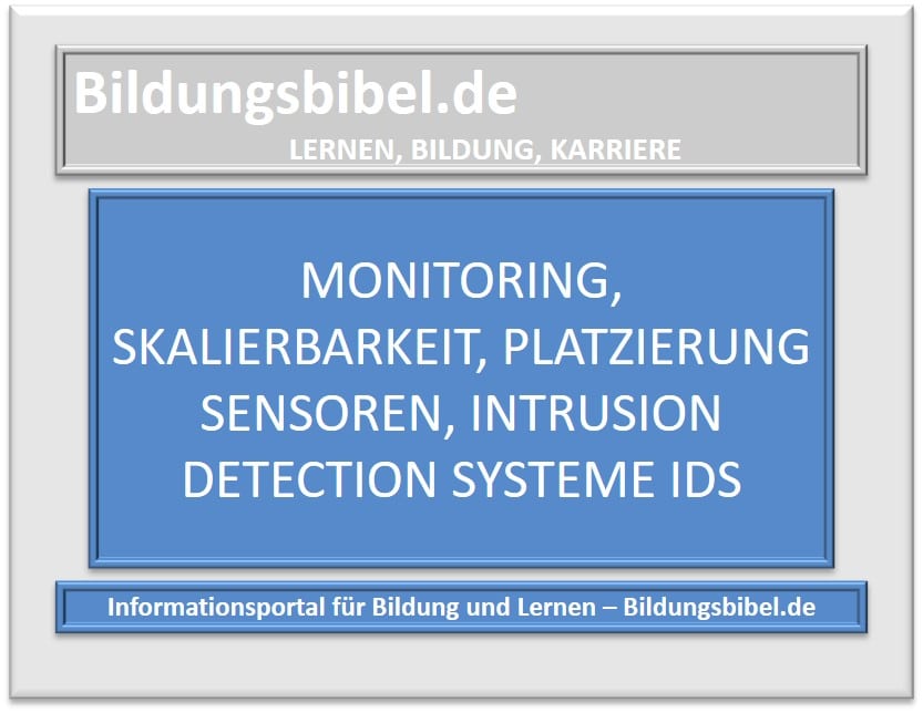 Monitoring, Skalierbarkeit, Platzierung Sensoren, Intrusion Detection Systeme IDS