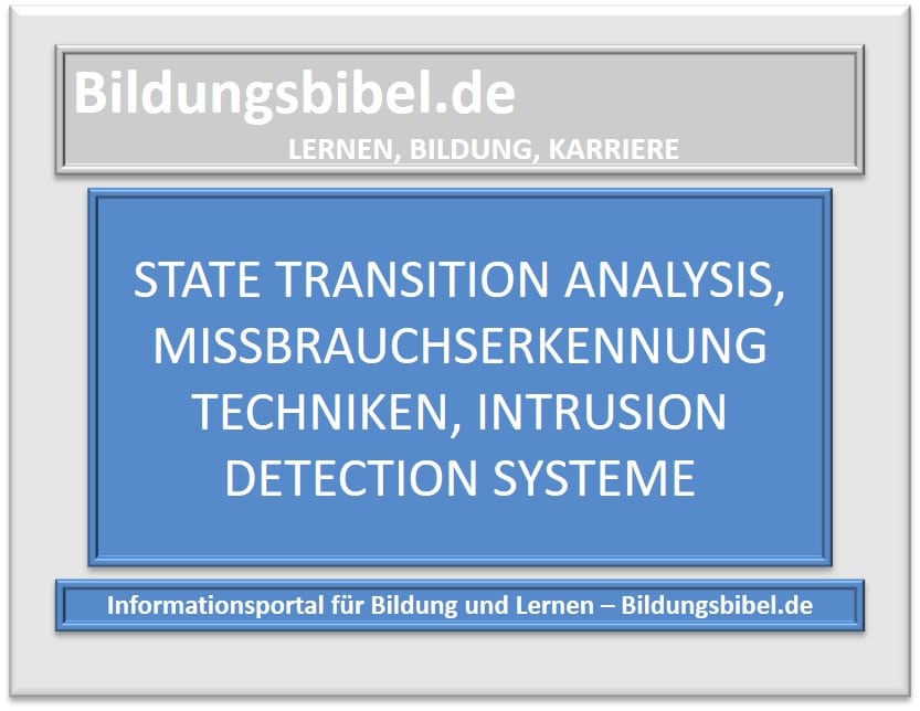 State Transition Analysis, Missbrauchserkennung Techniken, Intrusion Detection Systeme