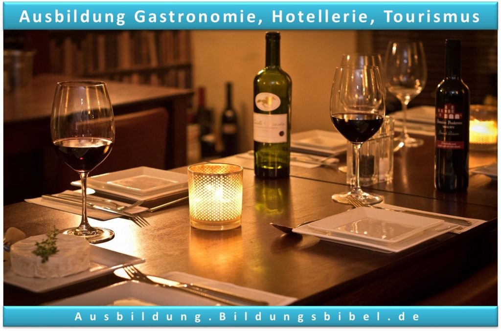 Ausbildung Gastronomie, Tourismus und Hotellerie, Ausbildungsberufe, Info zu Gehalt, Dauer, Voraussetzungen und Inhalt der Berufe.