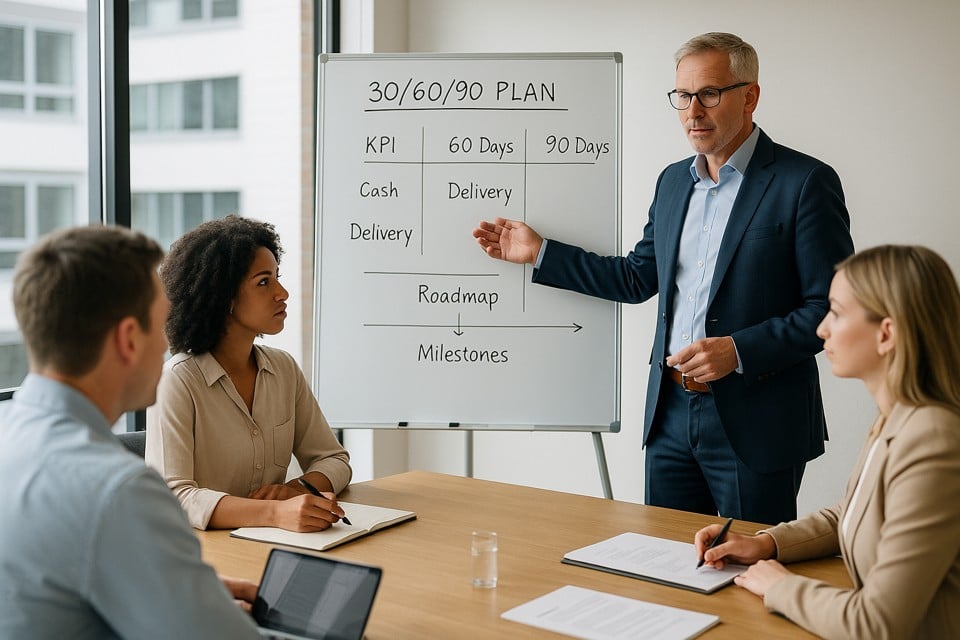 30/60/90-Tage-Plan im Interim Management 30/60/90-Tage-Plan im Interim Management