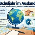 Schuljahr im Ausland - Organisation, Förderung, Anerkennung, Kosten und Qualitätskriterien.